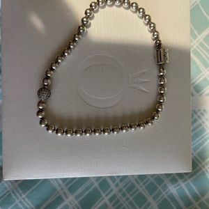 Pandora Beaded Bracelet Sterling Silver